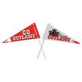 Flexible Plastic UV-Coated Pennant (16"x7")